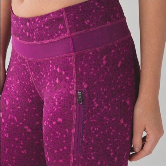 LULULEMON Run Inspire  Paradise Geo Regal Plum 4 - Picture 2 of 11